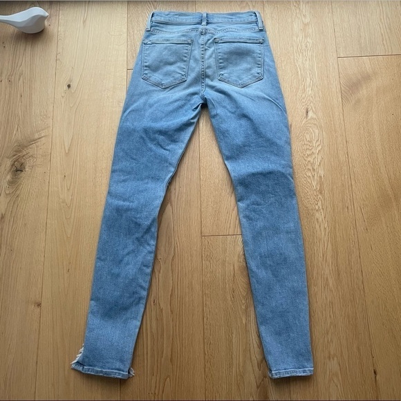 Frame DENIM Le Skinny De Jeanne Side Fray in Scampi  - 24 - Picture 11 of 14